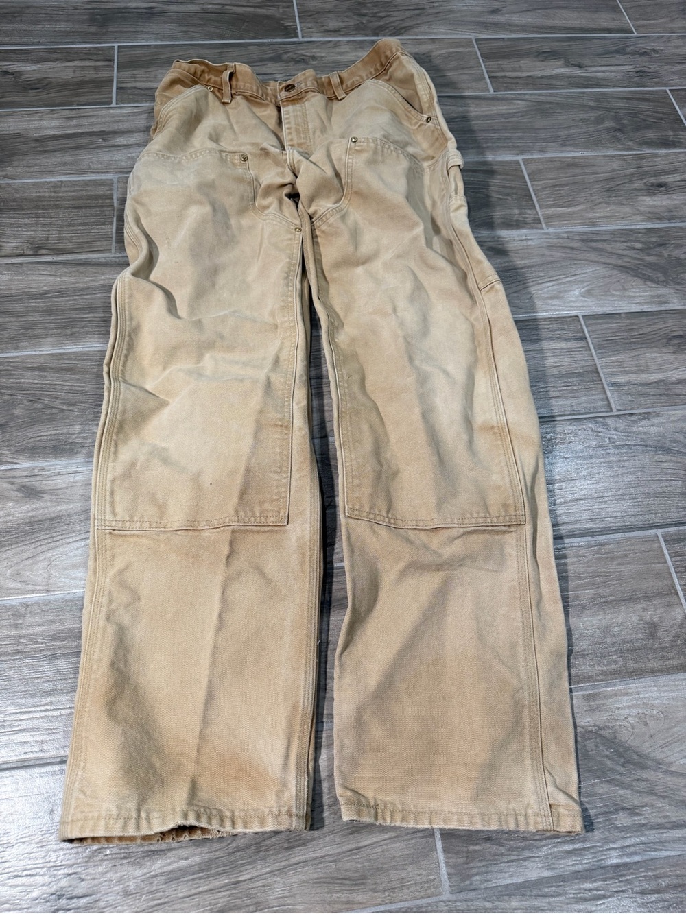Vintage MADE IN USA B01BRN 90s Double Knee Pants True Size 34x32